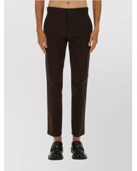 Burberry - Cotton Chino Pants - Lyst