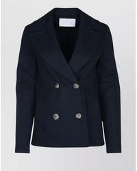 Harris Wharf London - Peacoat Crafted Loro Piana Fabric - Lyst