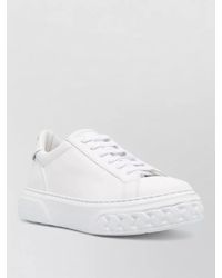 Casadei - Leather Lace-Up Sneakers - Lyst