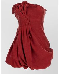 Magda Butrym - Asymmetrical Dress With Pleats - Lyst