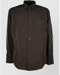 Prada - Long Sleeve Shirt Chest Pocket Design - Lyst