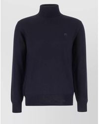 Etro - Wool Ribbed Turtleneck Jumper - Lyst