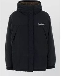 Miu Miu - Down Puffer Jacket - Lyst