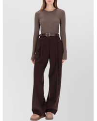 Helmut Lang - Ribbed Wool Open Back Top - Lyst