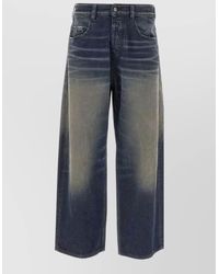 DIESEL - 1997 Wide Leg Denim Five Pocket Jeans - Lyst