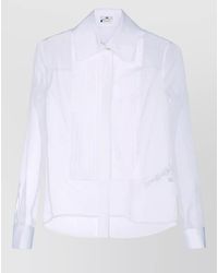 Elisabetta Franchi - Sheer Shirt - Lyst