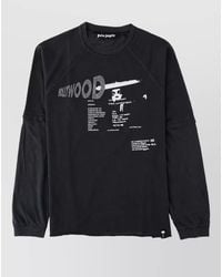 Palm Angels - Double Layer Long Sleeve Sweatshirt - Lyst