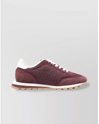 Ami Paris - Low Top Sneakers With Suede Panels And Rubber Sole - Lyst