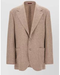 Brunello Cucinelli - Cashmere Single-Breasted Suit Jacket - Lyst
