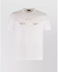 Paul & Shark - Logo Print Cotton Jersey Short Sleeve T-Shirt - Lyst