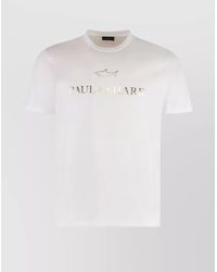 Paul & Shark - Cotton Logo Print Short-Sleeve T-Shirt - Lyst