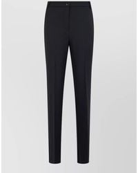 Pinko - Slim Tailored Ankle Length Crease Pants - Lyst