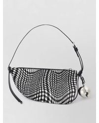 Burberry - Shield Sling Small Cotton Shoulder Bag - Lyst
