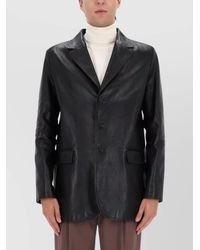 Gucci - Leather Jacket - Lyst