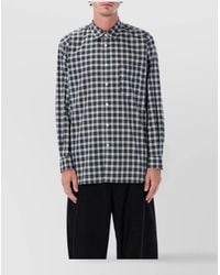 Comme des Garçons - Cotton Checked Relaxed-Fit Shirt - Lyst