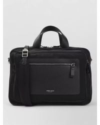 Giorgio Armani - Briefcase Bag Adjustable Strap Front Pocket Handle - Lyst
