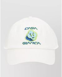 CASABLANCA - Cotton Logo Baseball Cap - Lyst