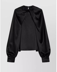 Max Mara - Silk Shirt Bow Detail - Lyst