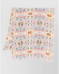 Faliero Sarti - Printed Silk Blend Scarf - Lyst
