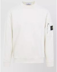 Stone Island - Logo Sweatshirt - Lyst