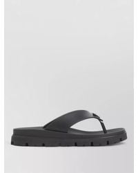 Prada - Soft Cage Thong Sandals Rubber Sole - Lyst