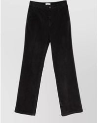 Cellar Door - Beverly Pleated Wool Pants Belt Loops - Lyst