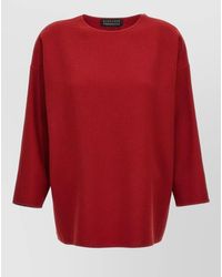 Gianluca Capannolo - Bettina Top Three Quarter Sleeves Soft - Lyst