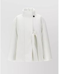 Jil Sander - '155' Button Detail Down Jacket - Lyst