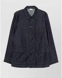 Dries Van Noten - Braxton Denim Jacket Collared Front Pockets - Lyst