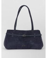 MANU Atelier - Le Cambon Medium Suede Shoulder Tote Bag - Lyst