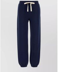 Jil Sander - Cotton Joggers With Elastic Waistband And Cuffs - Lyst