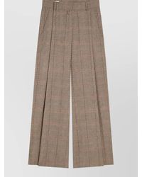 Dries Van Noten - Checked Oversized Pleated Wide-Leg Trousers - Lyst