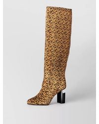 Tommy Hilfiger - Leather Knee-High Boots - Lyst