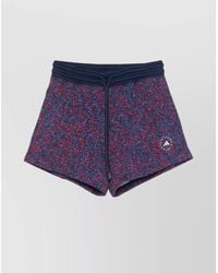 adidas By Stella McCartney - Logo-Print Cotton Knee-Length Shorts - Lyst