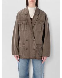 Isabel Marant - Cotton Linen Workwear Jacket - Lyst