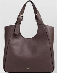 Furla - Na Leather Shoulder Bag - Lyst