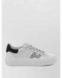 Hogan - Leather Glitter-Embellished Low-Top Sneakers - Lyst