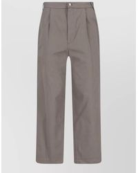 Low Classic - Straight-Leg Tailored Trousers - Lyst