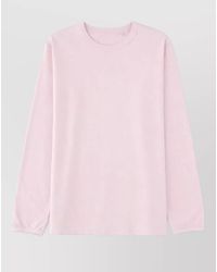 sunflower - Crew Neck Long Sleeve Plain T-Shirt - Lyst