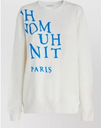 ih nom uh nit - Crew Neck Graphic Print Knitwear Sweatshirt - Lyst