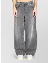 Golden Goose - Cotton Wide-Leg Trousers - Lyst