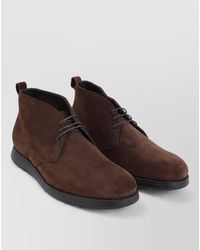 Church's - Suede Leather Lace-Up Ankle Boots - Lyst