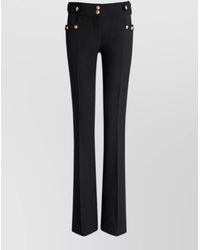 Balmain - Wool Straight-Leg Suit Trousers - Lyst