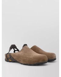 ROA - Fedaia Open Back Round Toe Slippers Rubber Sole - Lyst