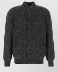 Giorgio Armani - Mohair Blend Cardigan - Lyst