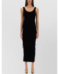 Michael Kors - Stretch Wool Blend Ribbed Camisole Dress - Lyst