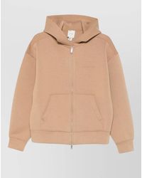 Calvin Klein - Cotton Hooded Sweatshirt Kangaroo Pocket Full Zip - Lyst