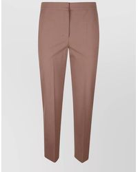 Max Mara - Malika Trousers Pleated Front Side Pockets - Lyst