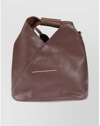 MM6 by Maison Margiela - Calf Leather Crossbody Shoulder Bag - Lyst