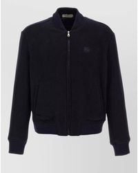 Etro - Pegaso Bomber Jacket Ribbed Cuffs Hem Pockets - Lyst